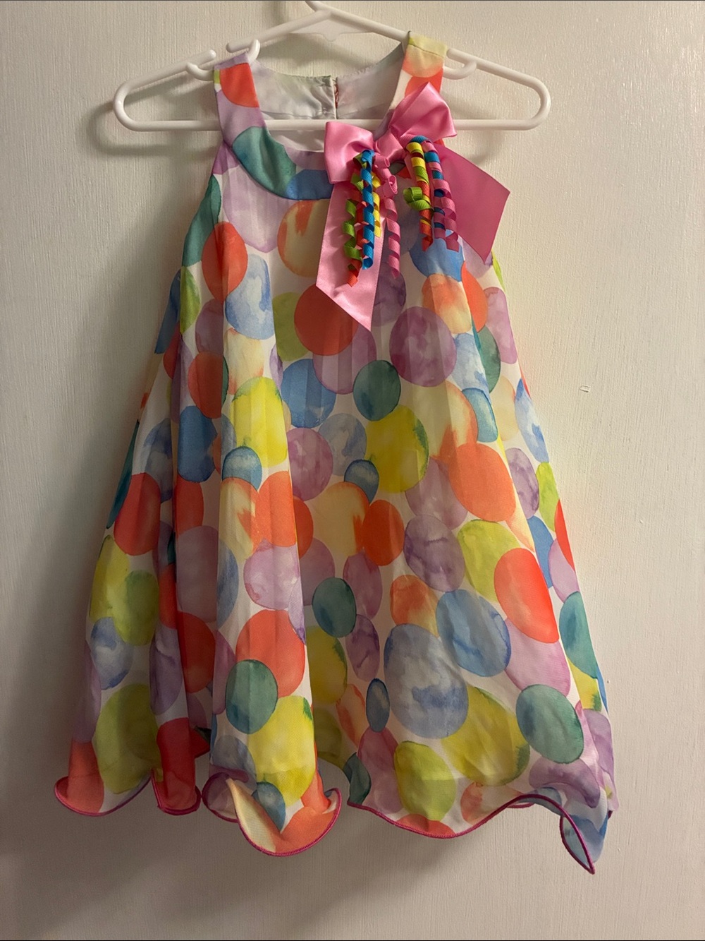 Bonnie Baby Multicolor Pastel Floral Dress